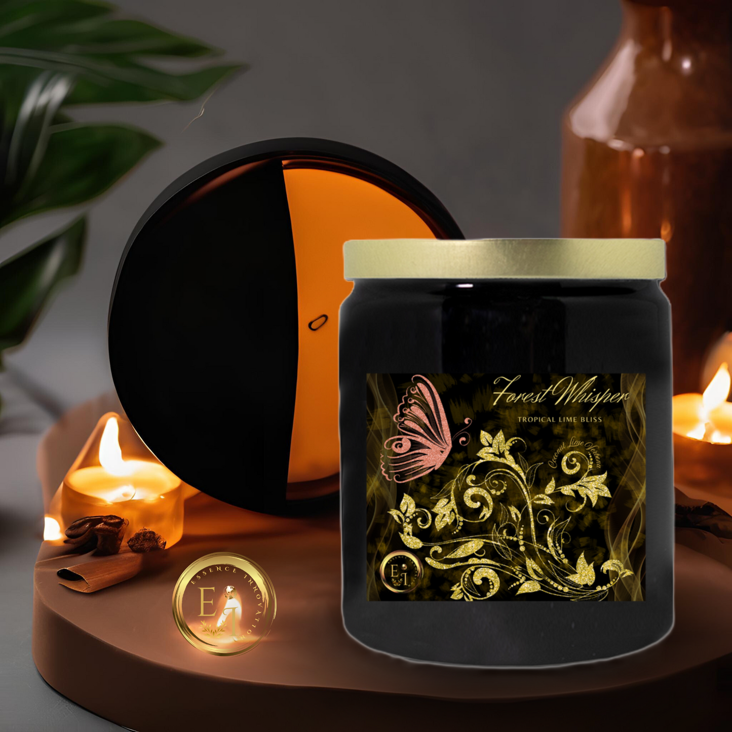 Forest Whisper Tranquil Sage | White Sage + Lavender | Ceramic Candle