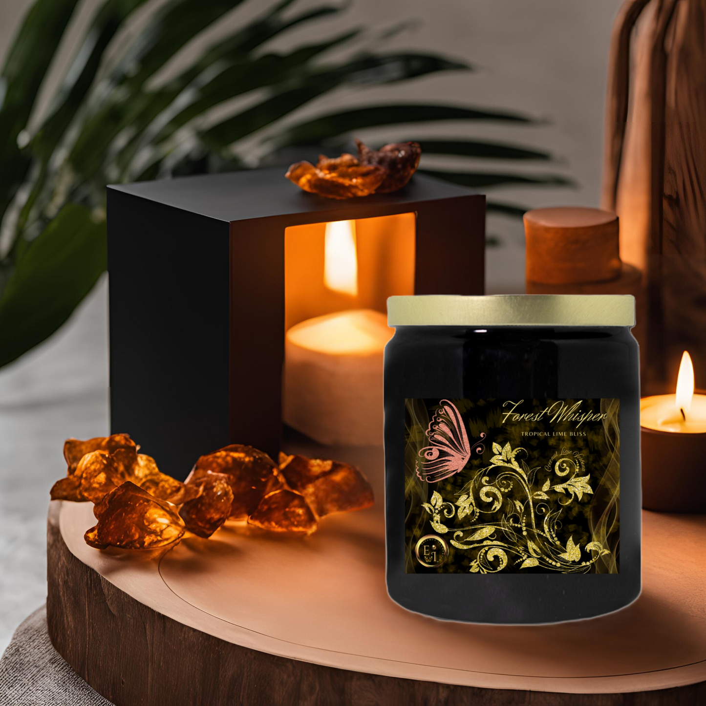 Forest Whisper Tranquil Sage | White Sage + Lavender | Ceramic Candle