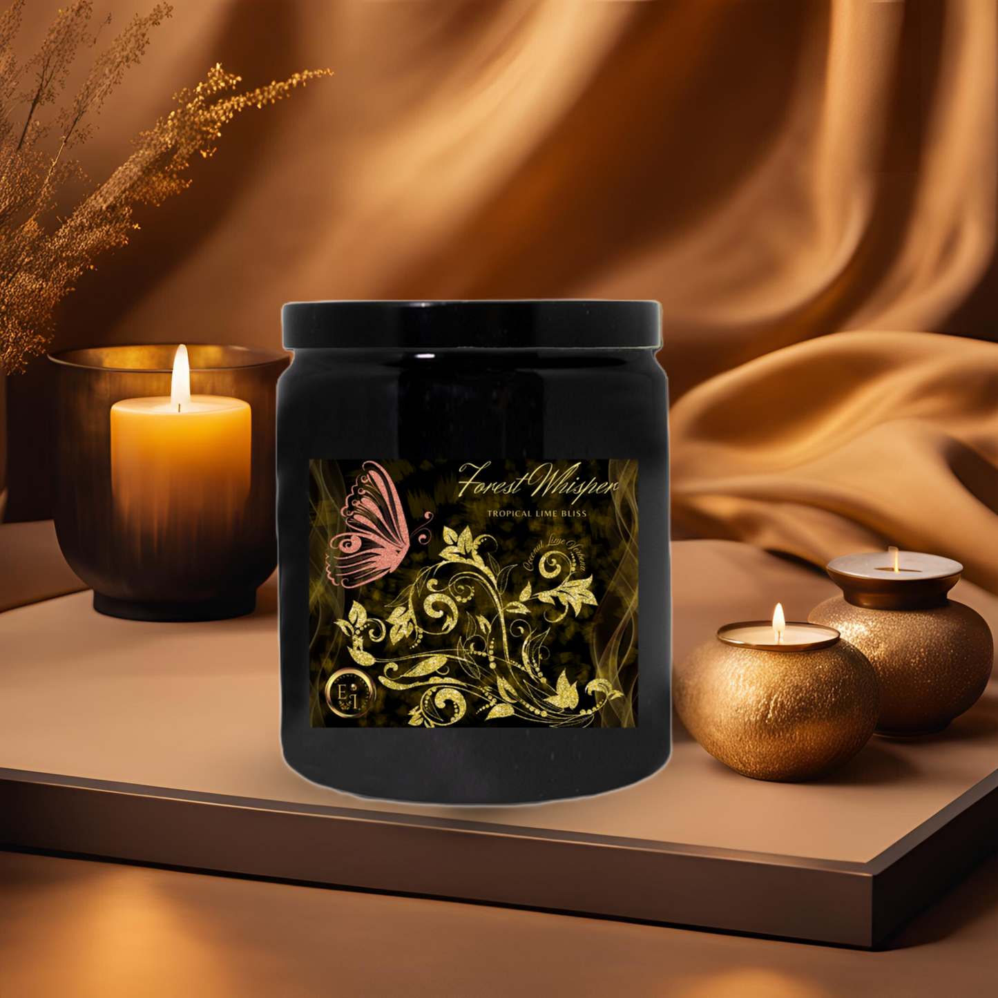Forest Whisper Tranquil Sage | White Sage + Lavender | Ceramic Candle