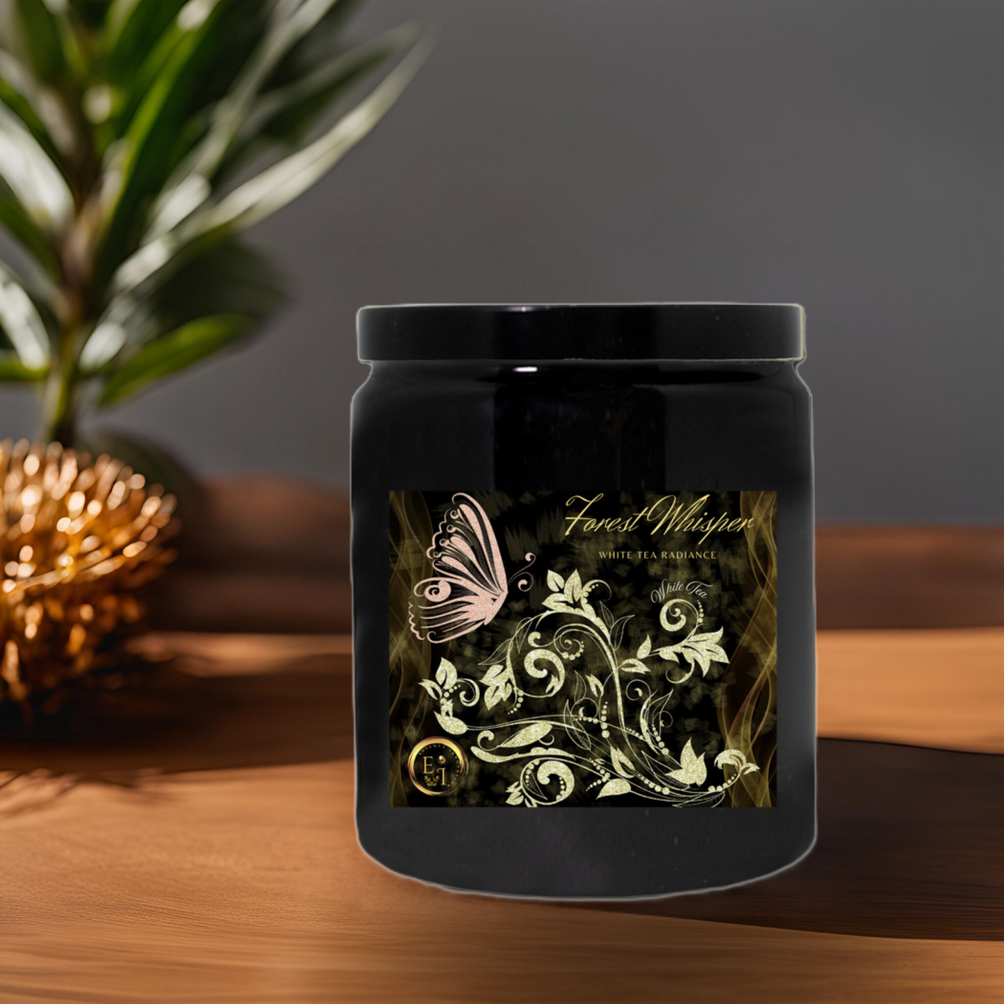 Forest Whisper White Tea Radiance | White Tea | Ceramic Candle