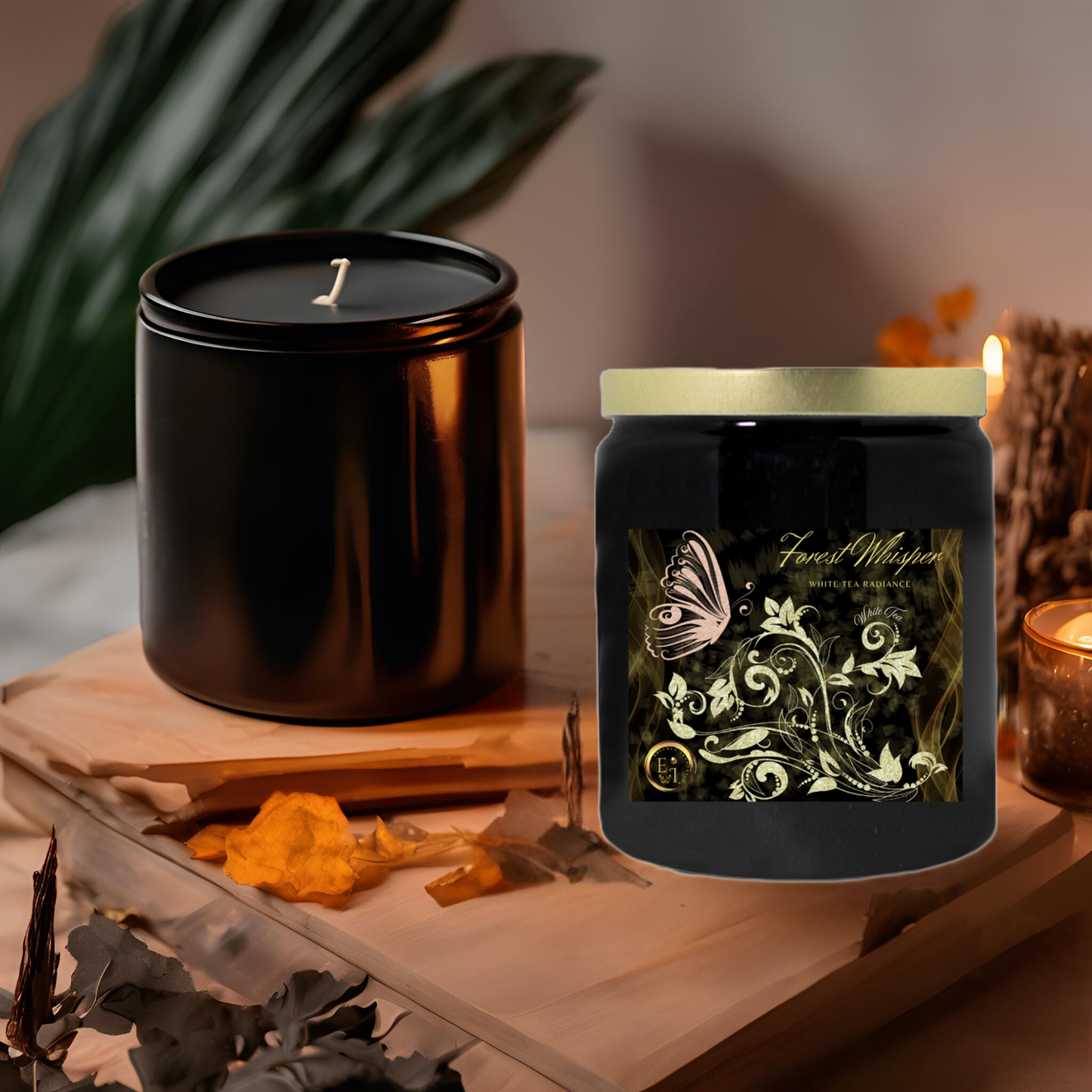 Forest Whisper White Tea Radiance | White Tea | Ceramic Candle