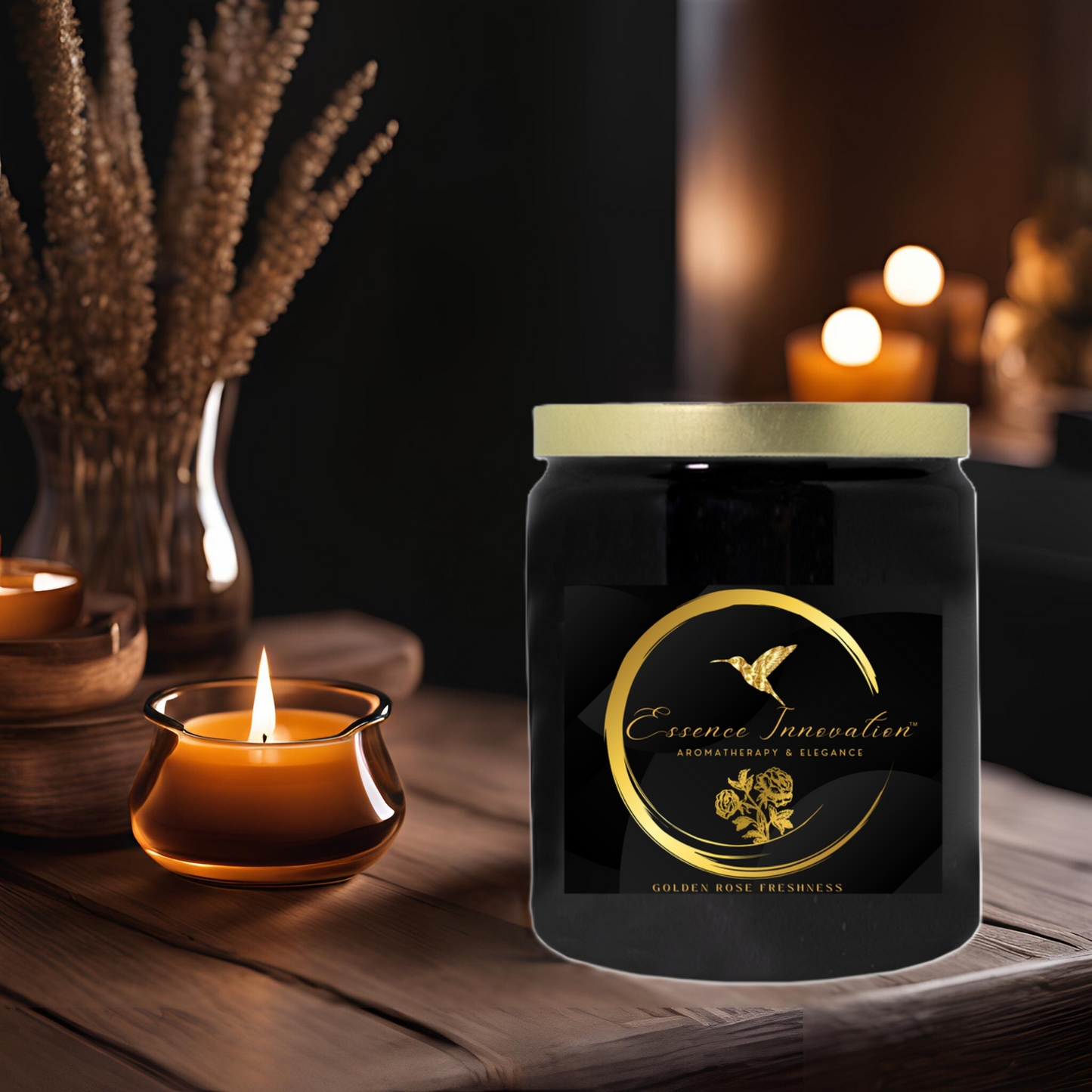 Golden Rose Harvest | Apple Harvest | Luxe Ceramic Candle 9oz