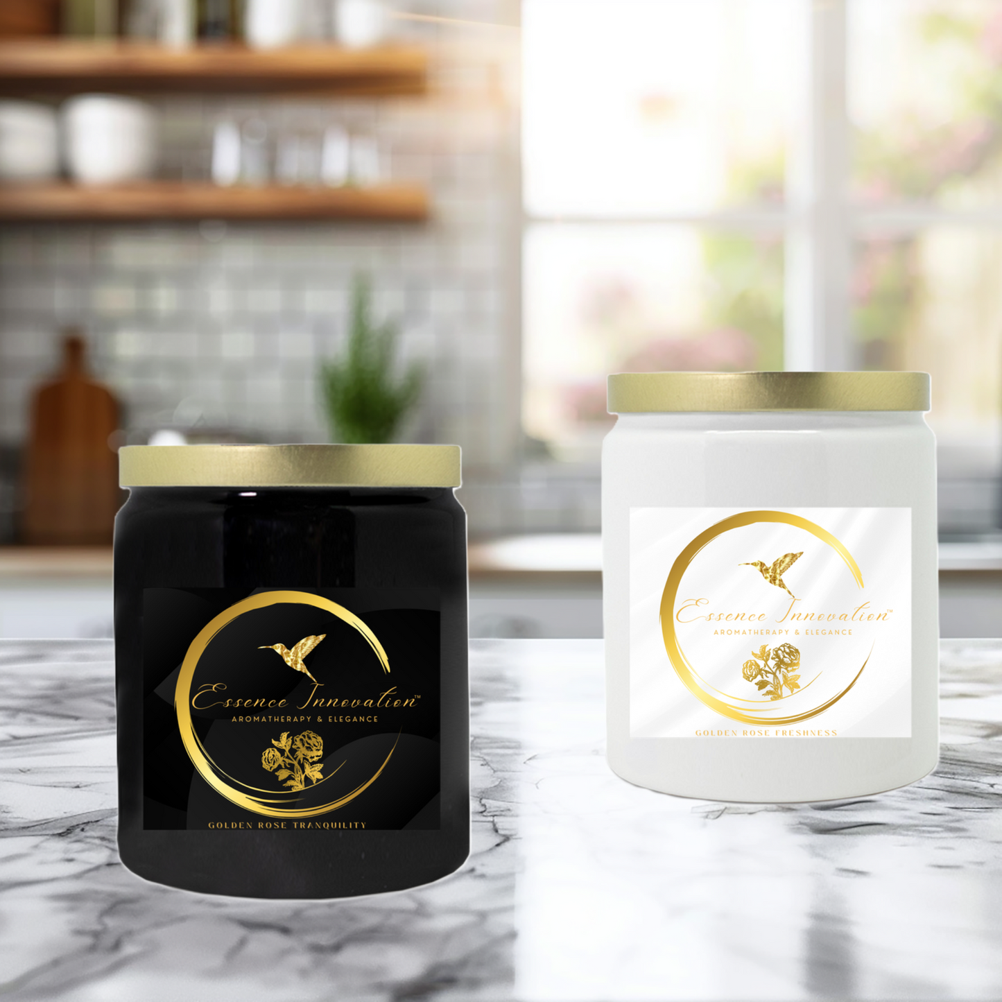 Golden Rose Harvest | Apple Harvest | Luxe Ceramic Candle 9oz