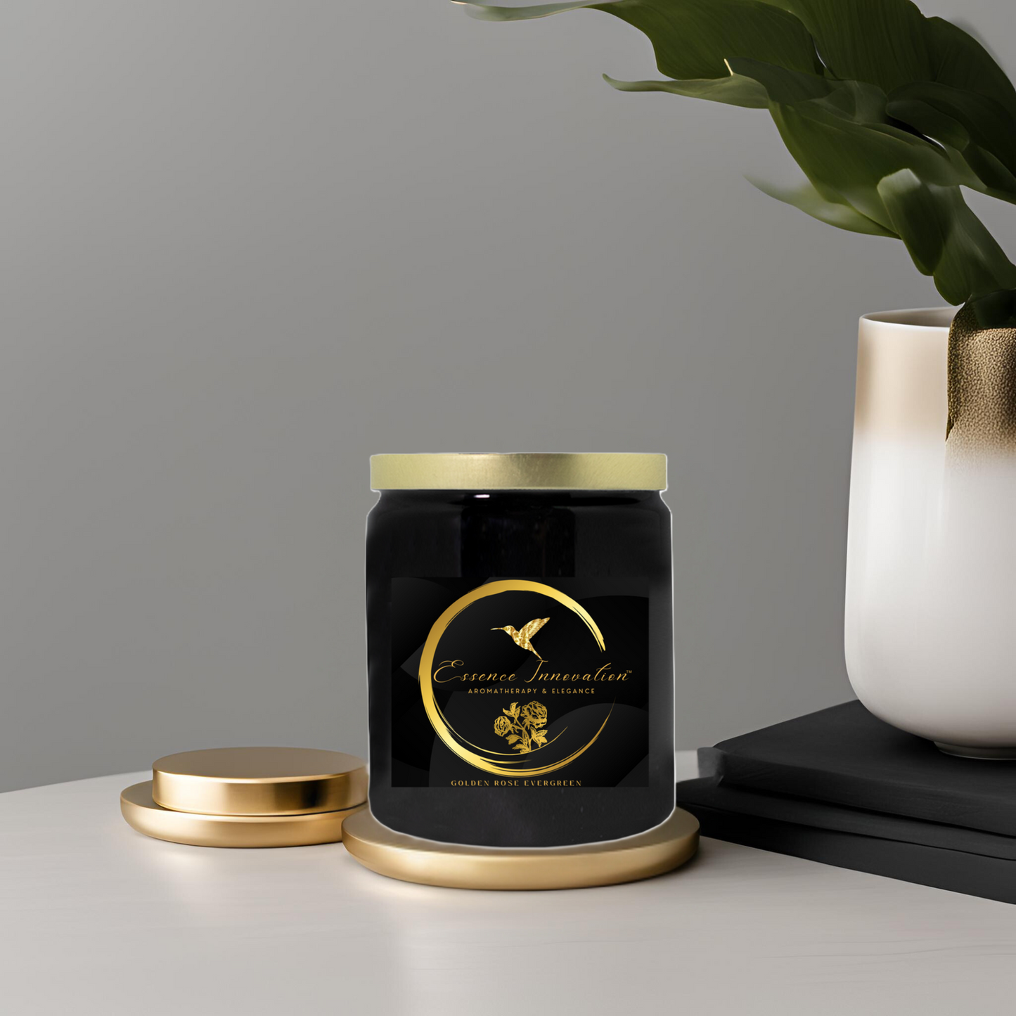 Golden Rose Harvest | Apple Harvest | Luxe Ceramic Candle 9oz