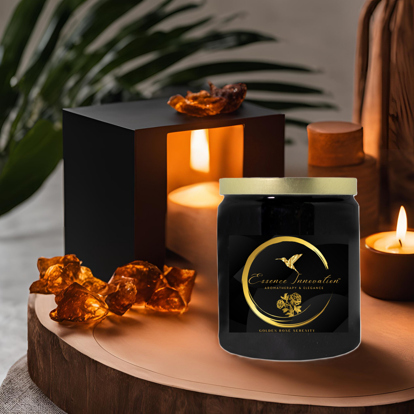 Golden Rose Harvest | Apple Harvest | Luxe Ceramic Candle 9oz